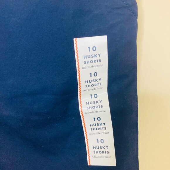 Cat & Jack Boys Shorts 10 Husky Flat-Front Adjustable Waist Blue New Target - Picture 4 of 7